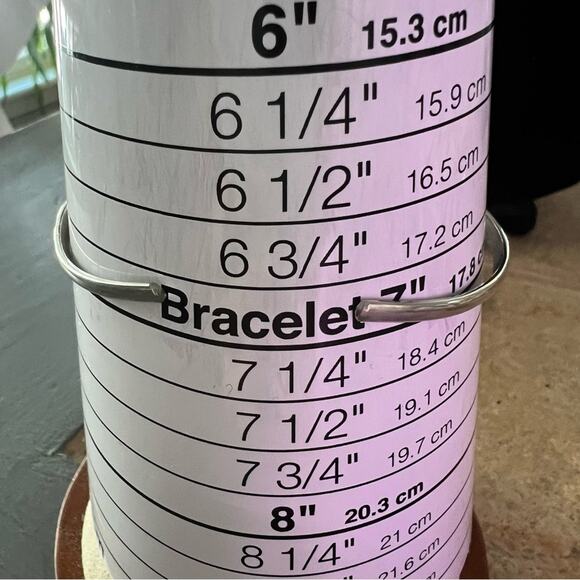 Sterling Silver Cuff Bracelet Artist Made - Picture 6 of 6